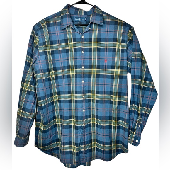 Polo Ralph Lauren Other - Polo Ralph Lauren Pony Logo Long Sleeve Classic Fit Button Down Shirt Mens 2XLT